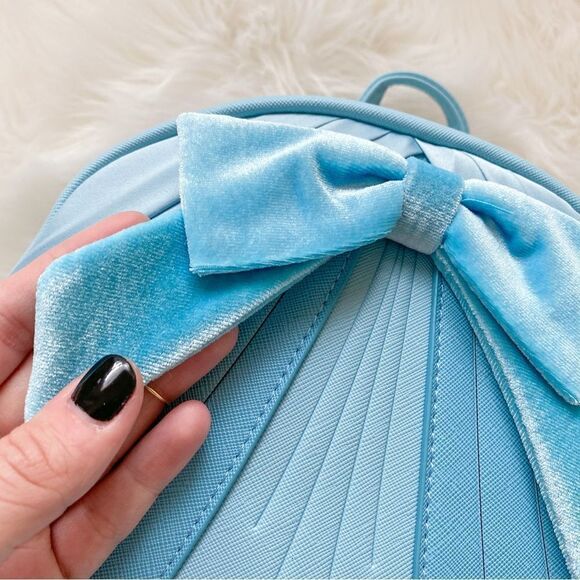Loungefly Disney Cinderella Blue Dress Mini Backpack - Picture 2 of 4